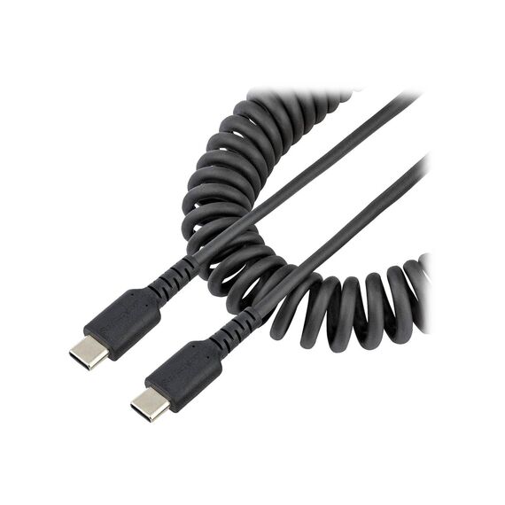 StarTech.com 50cm USB C Charging Cable, Coiled R2CCC50C-USB-CABLE