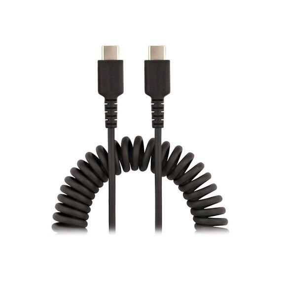 StarTech.com 50cm USB C Charging Cable, Coiled R2CCC50C-USB-CABLE