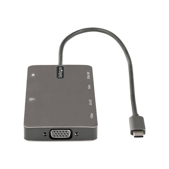StarTech.com USB C Multiport Adapter, HDMI 4K 30Hz DKT30CHVSDPD