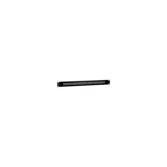 equip Rack brush strip black, RAL 9005 1U 327411