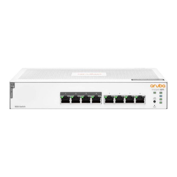 HPE Aruba Instant On 1830 8G 4p Class4 PoE 65W Switch JL811A