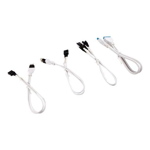 CORSAIR Premium Sleeved Extension kit front panel white CC-8900245