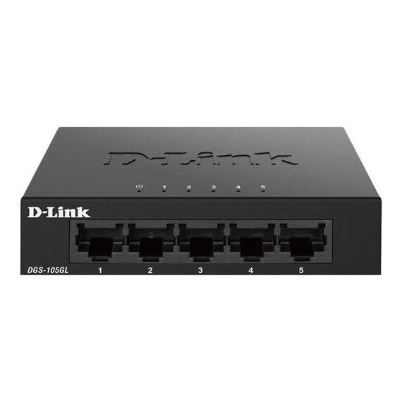 D-Link DGS 105GL Switch unmanaged 5 x 101001000 DGS-105GLE