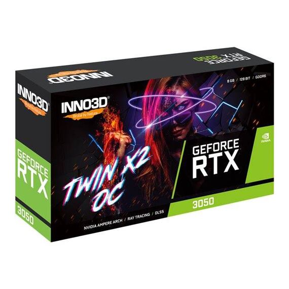 Inno3D GeForce RTX 3050 TWIN X2 OC N30502-08D6X-11902130