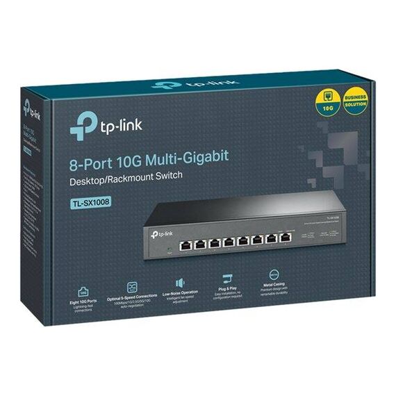 TP-Link TL-SX1008 V1 Switch desktop, rack-mountable TL-SX1008