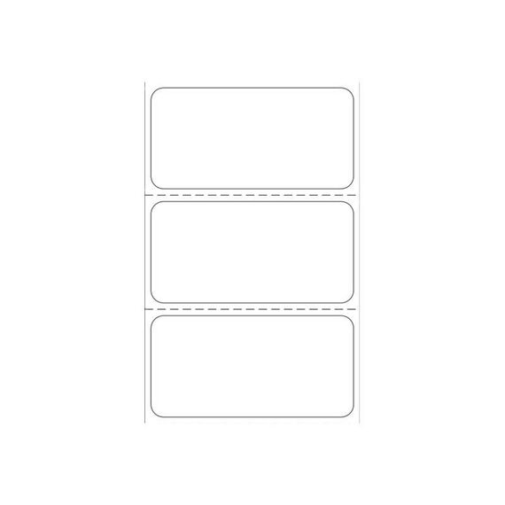 Zebra ZPerform 1000D Paper permanent adhesive uncoated 3006609