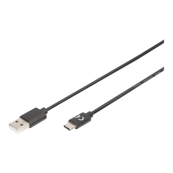 DIGITUS USB cable USB (M) to USBC (M) USB 2.0 AK-300154-010-S