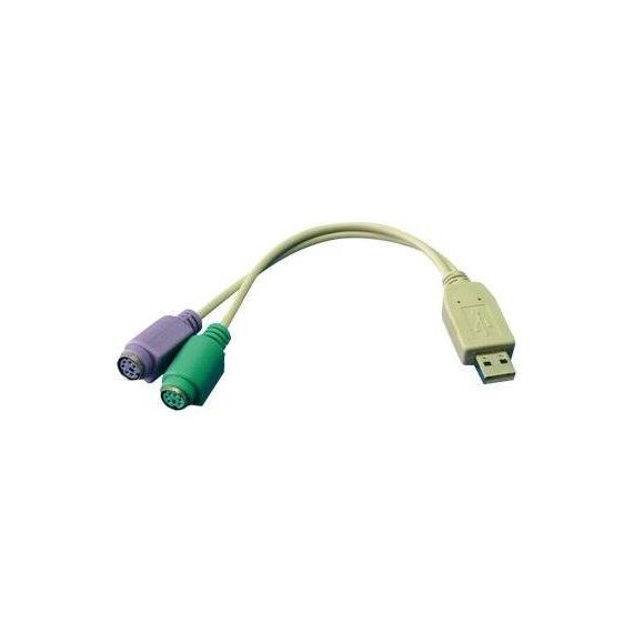 LogiLink Keyboard mouse adapter PS2 (F) to USB AU0004A
