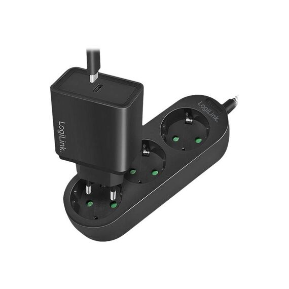 LogiLink Power strip AC 250 V 3680 Watt input: CEE 74 LPS261