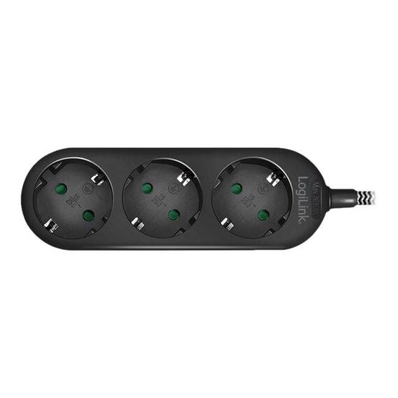 LogiLink Power strip AC 250 V 3680 Watt input: CEE 74 LPS261