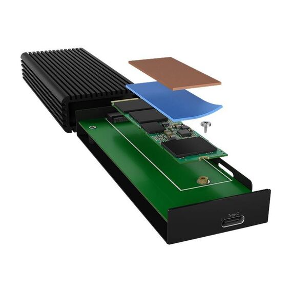 RaidSonic ICY BOX IB1916M-C32 Storage enclosure M.2 NVMe Card
