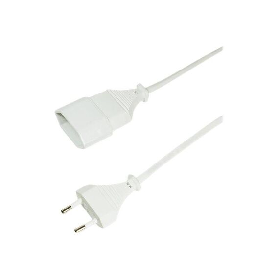 LogiLink Power extension cable Europlug (F) to Europlug CP126
