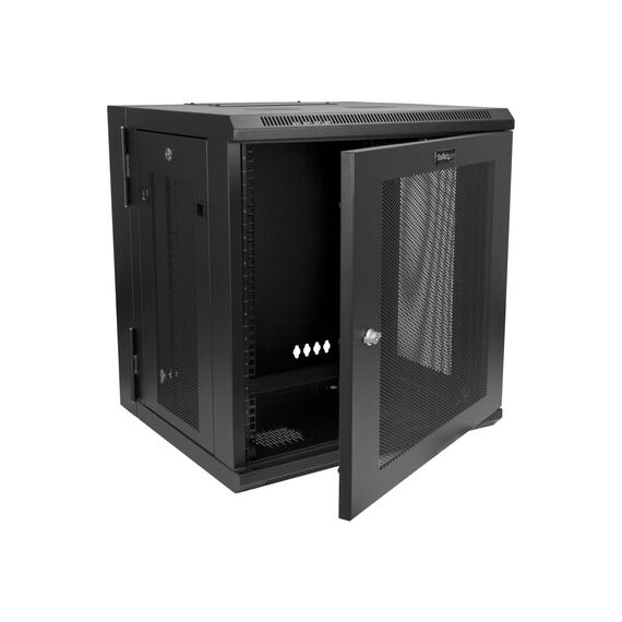 StarTech.com 12U 19 Wall Mount Network Cabinet, RK1224WALHM