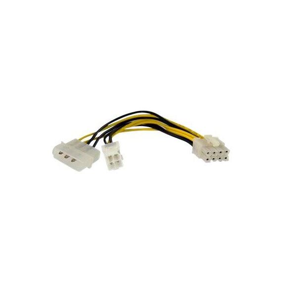 StarTech.com 6 Inch 4 Pin to 8 Pin EPS Power Adapter EPS48ADAP
