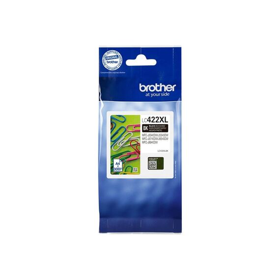 Brother LC422XL High Yield black original ink LC422XLBK