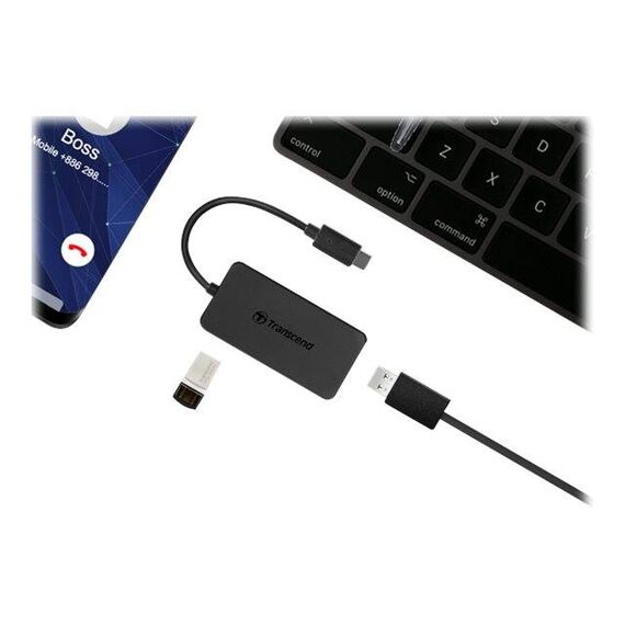Transcend HUB2C Hub 4 x USB 3.1 Gen 1 TSHUB2C