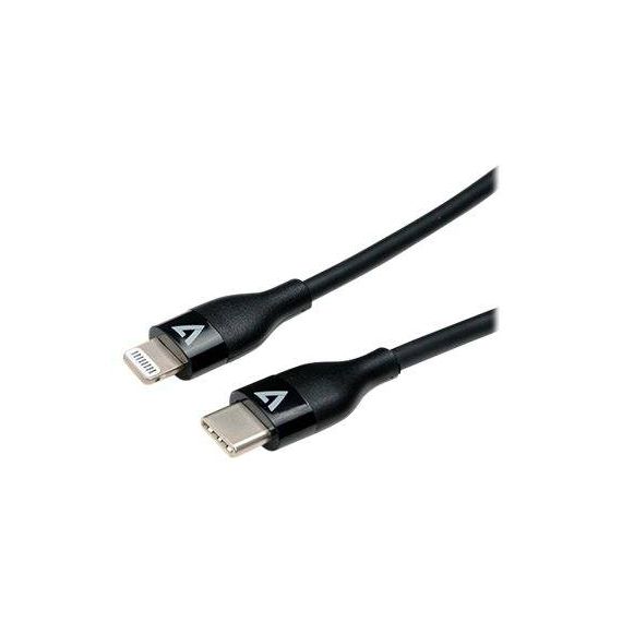 V7 Lightning cable USBC male to Lightning male 1m V7USBCLGT-1M