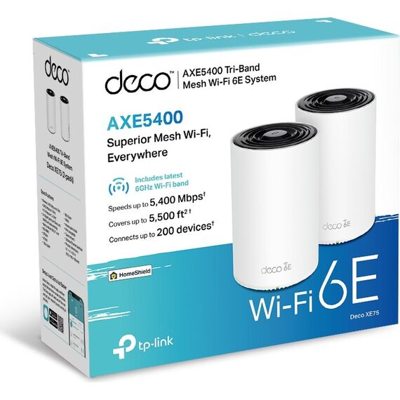 TP-LINK AXE5400 WI-FI 6E SYSTEM (DECO XE75(2-PACK))