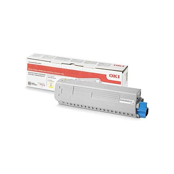 OKI / Yellow / original / toner cartridge / for C824dn