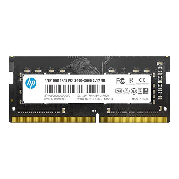 HP DDR4 module 8 GB SODIMM 260-pin 2666 MHz 7EH98AAABB