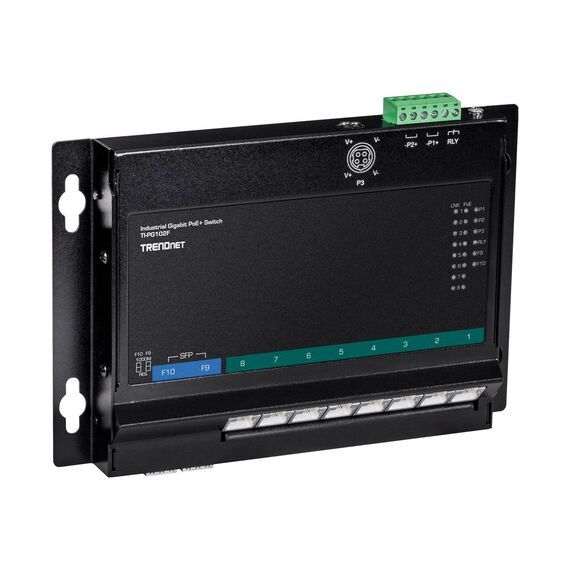 TRENDnet TIPG102F Industrial switch 8 x 101001000 TI-PG102F