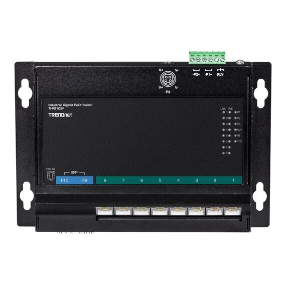 TRENDnet TIPG102F Industrial switch 8 x 101001000 TI-PG102F