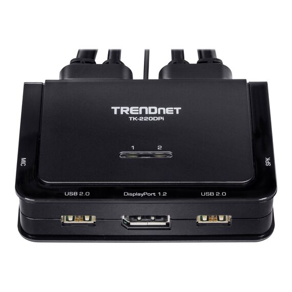 TRENDnet TK 220DPI KVM audio switch TK220DPI