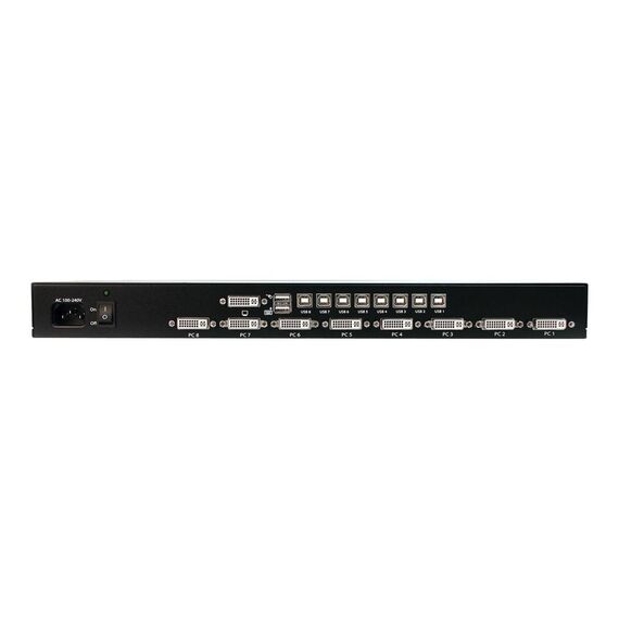 StarTech.com 8 Port 1U Rackmount DVI USB KVM Switch SV831DVIU