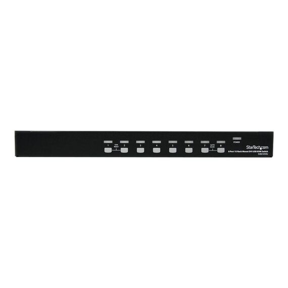 StarTech.com 8 Port 1U Rackmount DVI USB KVM Switch SV831DVIU