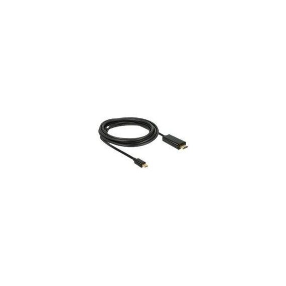 DeLOCK Video cable Mini DisplayPort (M) to HDMI (M) 3 m 83700