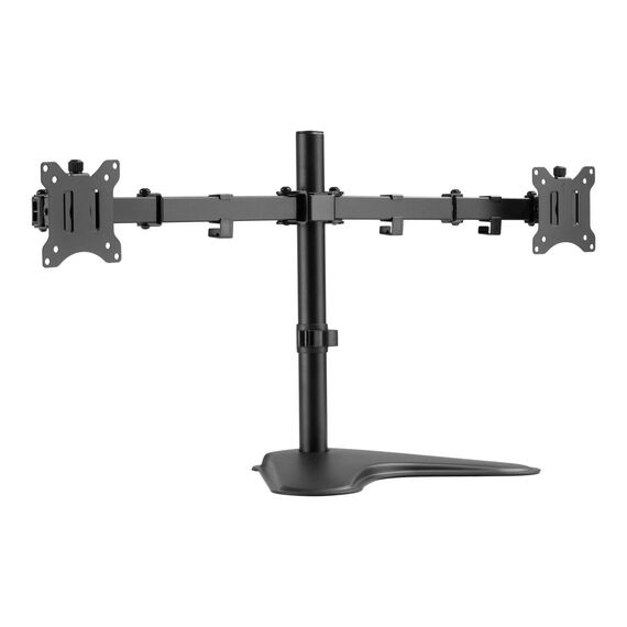 Equip Pro Economy Stand for 2 LCD displays steel black 650123