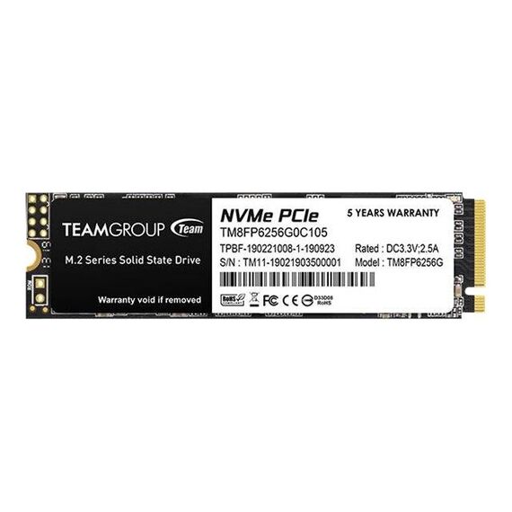 Team Group MP33 SSD 256 GB internal M.2 2280 TM8FP6256G0C101