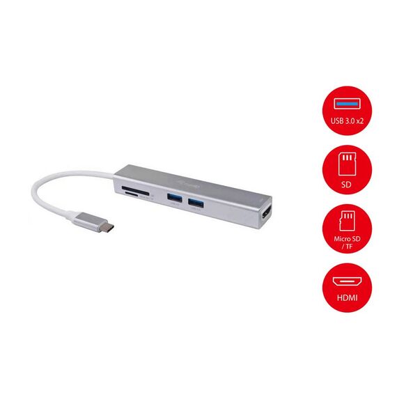133480 USB-C 5 in 1 Multifunctional Adapter