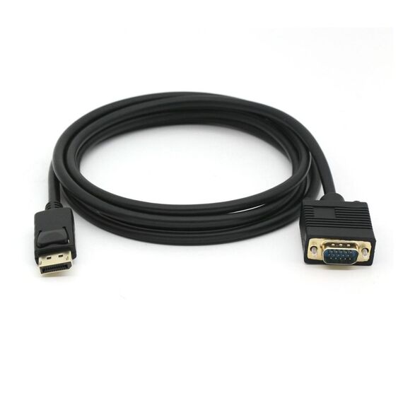 DisplayPort Male to VGA (HD15) Male Cable, 2m