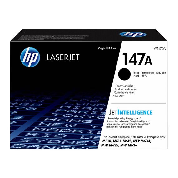 HP 147A Black original LaserJet toner cartridge W1470A