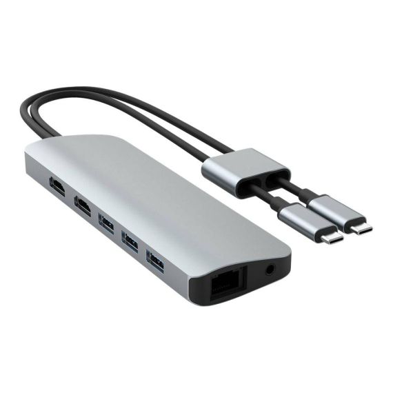 HyperDrive VIPER 10in-2 Hub Docking station HD392-SILVER