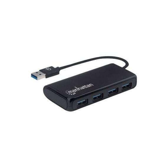 Manhattan USBA 4-Port Hub, 4x USB-A Ports 164900