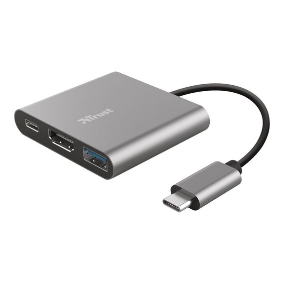 Trust Dalyx 3in-1 Multiport USB-C Adapter Docking 23772