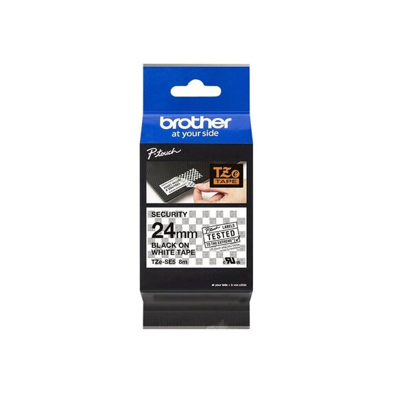 Brother TZeSE5 Black on white Roll TZESE5