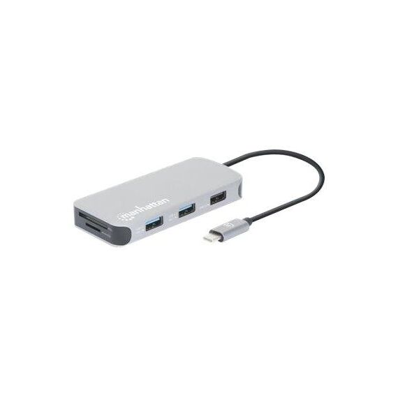 Manhattan 8in-1 Docking station USB-C 3.2 Gen 1 130615