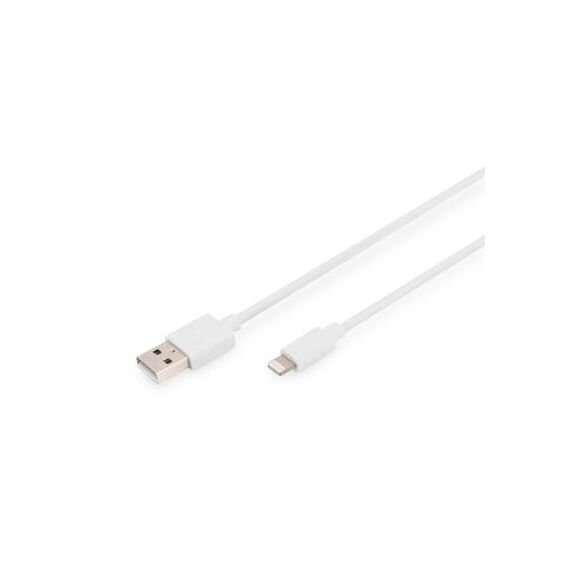 DIGITUS Lightning cable Lightning (M) to USB DB600106-010-W