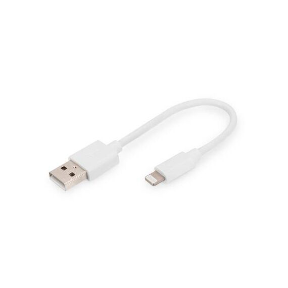 DIGITUS Lightning cable USB male to Lightning DB600106-001-W
