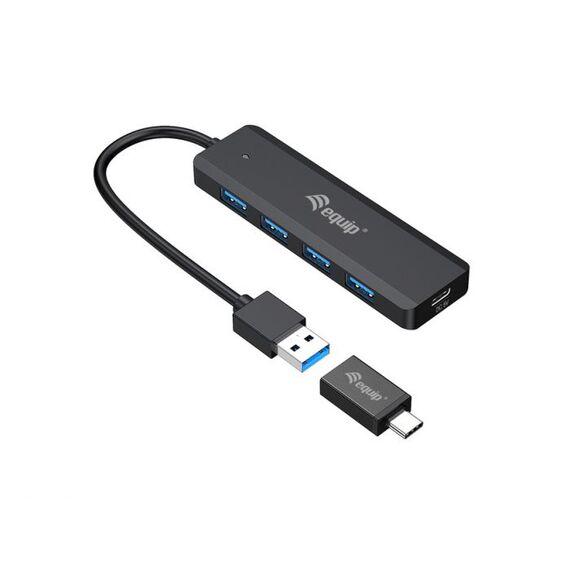 28959 4-Port USB 3.2 Gen 1 Hub with USB-C Adapter