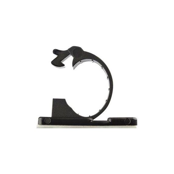 StarTech.com 100 Adhesive Cable Management Clips Black, CBMCC2