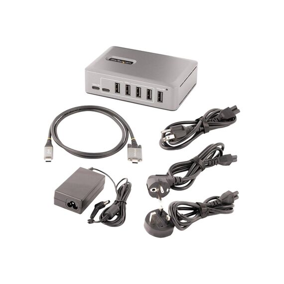 StarTech.com 10Port USB-C Hub, 8x USB-A + 10G8A2CS-USB-C-HUB