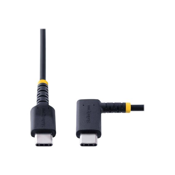 StarTech.com 15cm USB C Charging Cable Right Angle, 60W PD 3A R2CCR15C-USB-CABLE