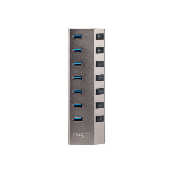 StarTech.com 7Port Self-Powered USB-C Hub 5G7AIBS-USB-HUB-EU