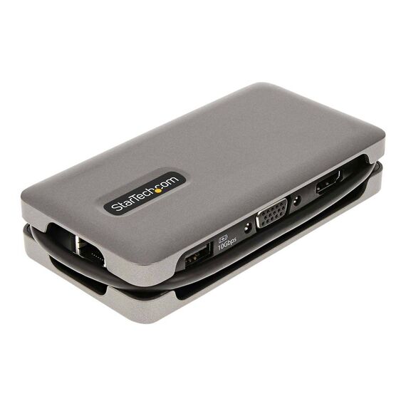 StarTech.com USBC Multiport Adapter, HDMIVGA, 4K DKT31CVHPD3