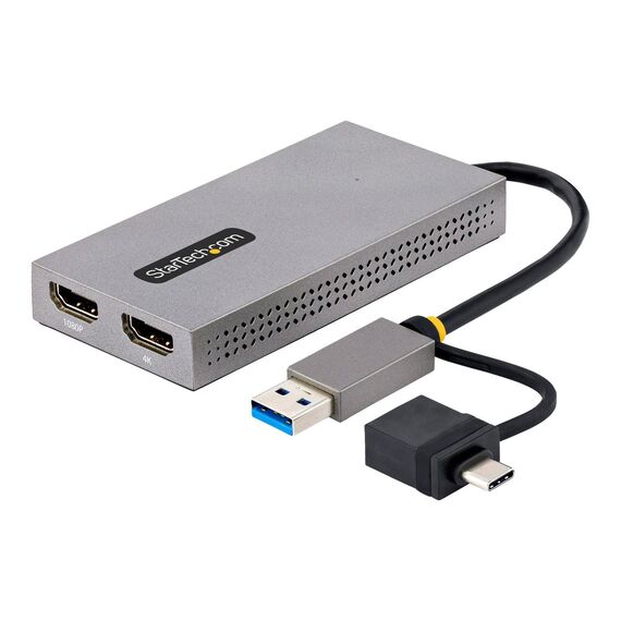 StarTech.com USB to Dual HDMI Adapter, USB AC to 107BUSB-HDMI