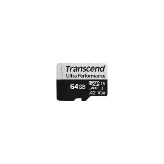 Transcend 340S Flash memory card 64 GB A2 Video TS64GUSD340S